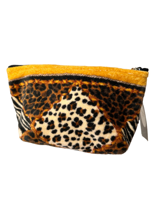 Dior Vintage Animal Print Vanity Zip Pouch