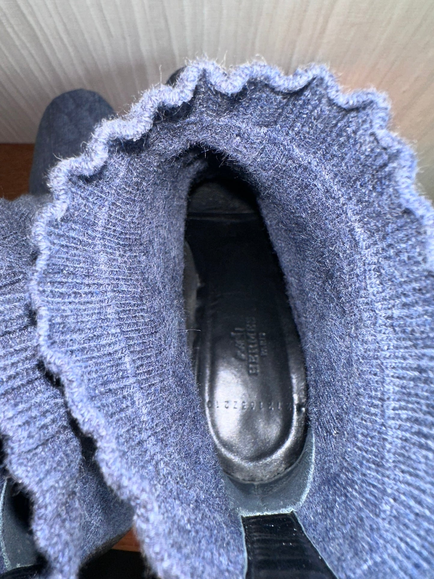 Hermes Knit Ankle Boots Volver Jenna 60