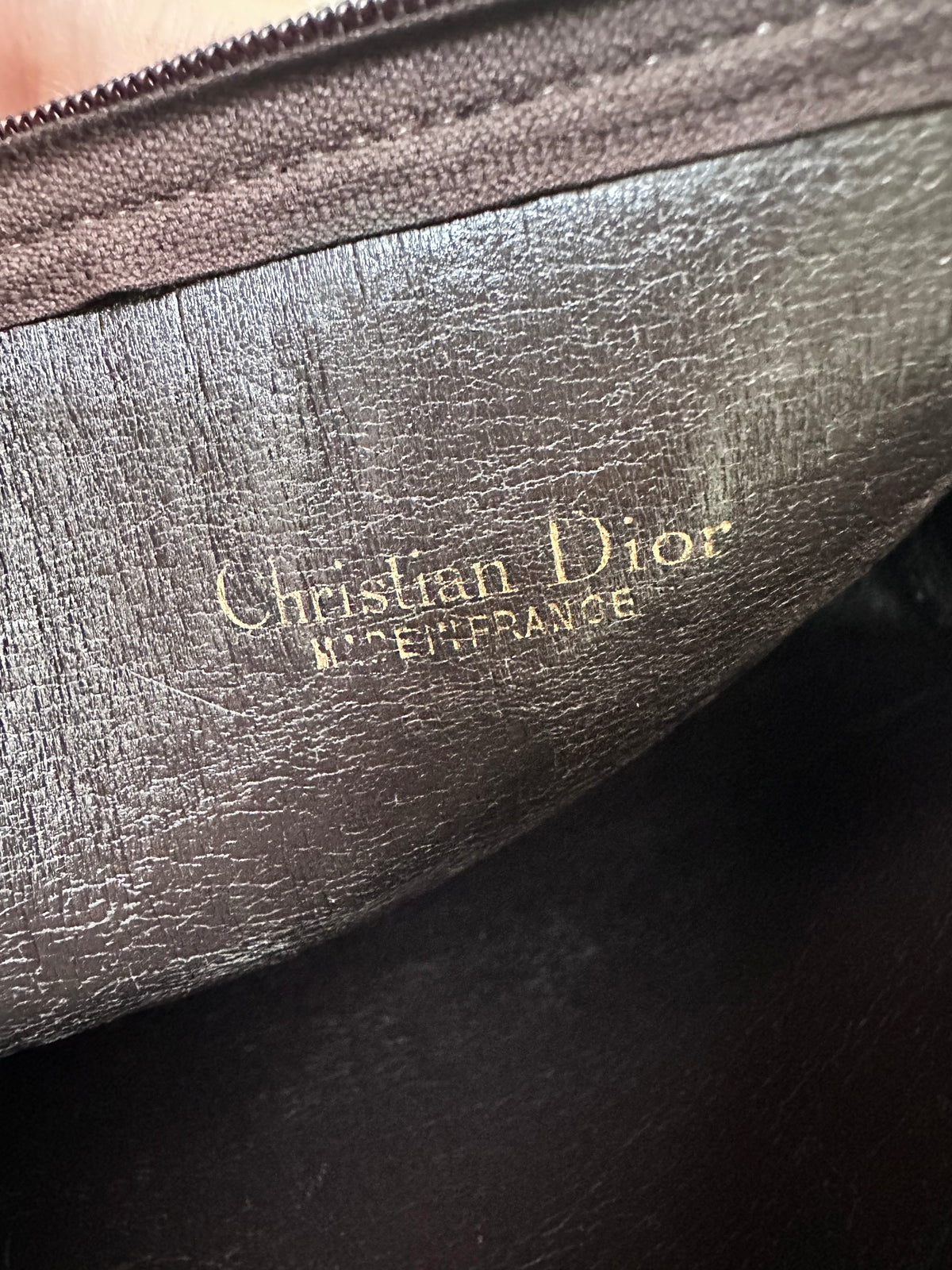 Dior Brown Oblique Trotter Boston Shoulder Bag