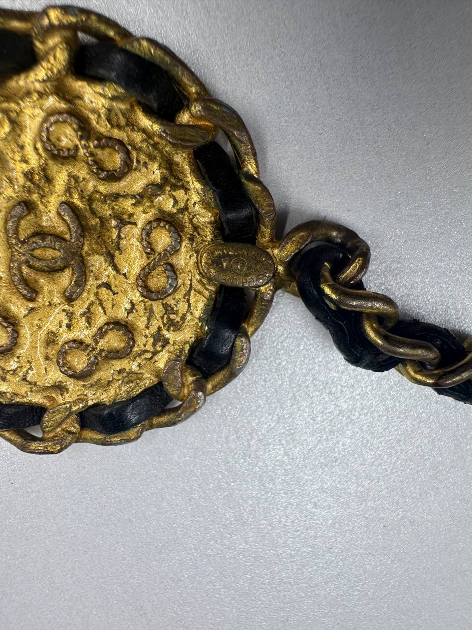 Chanel Vintage Medallion Keychain / Bag Charm