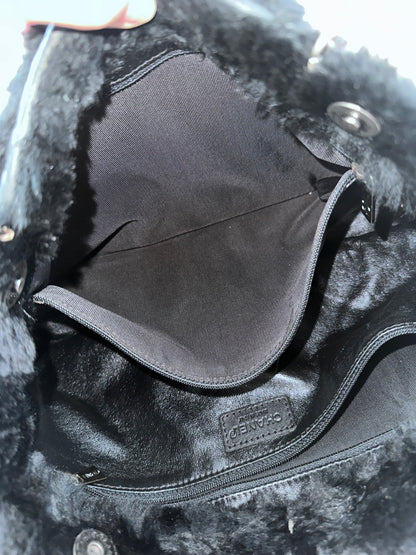 Chanel Archive 2000-2002 Rabbit Fur East West Tote