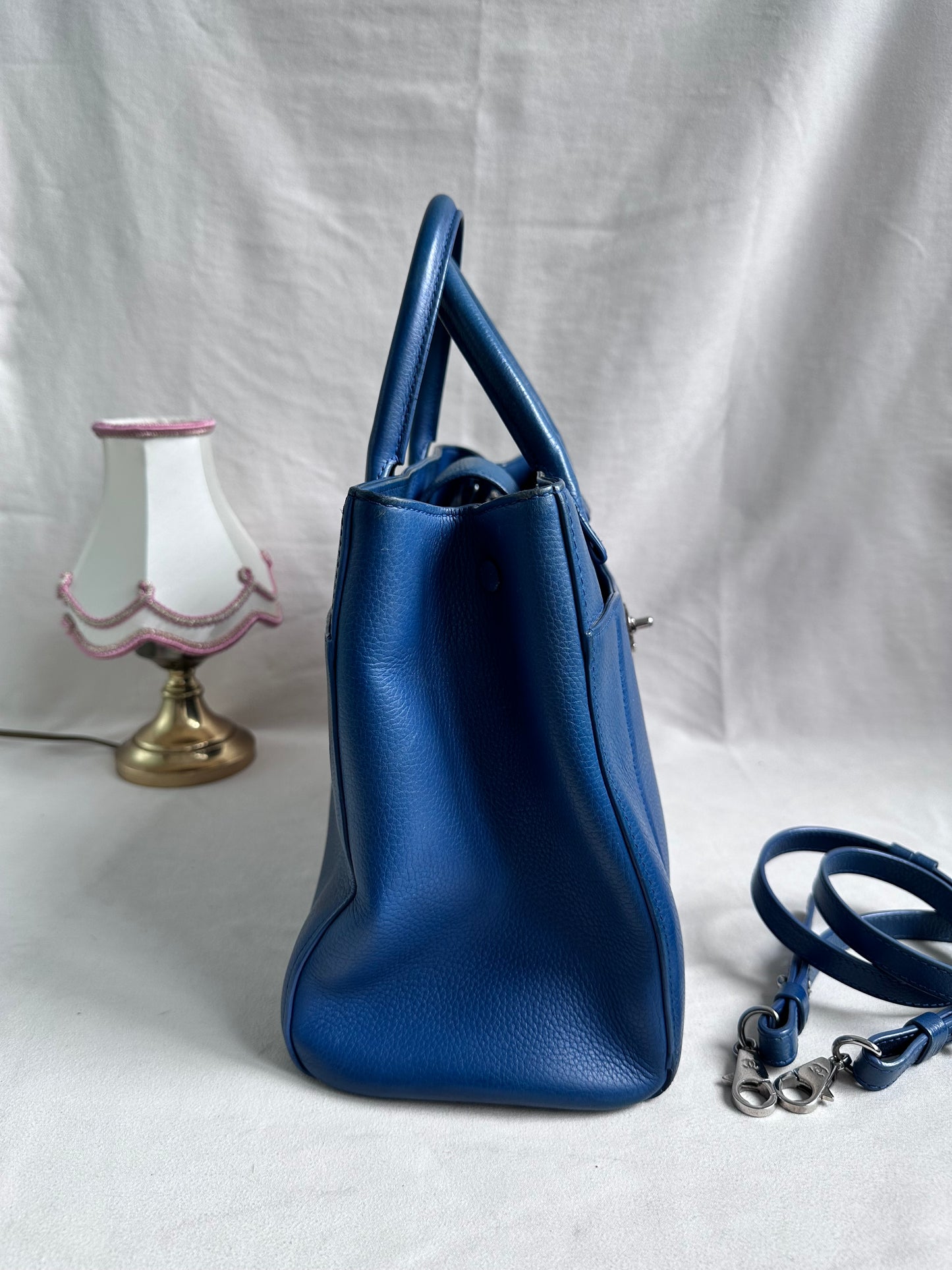 Chanel Cerf Executive Tote - Blue Calf Leather