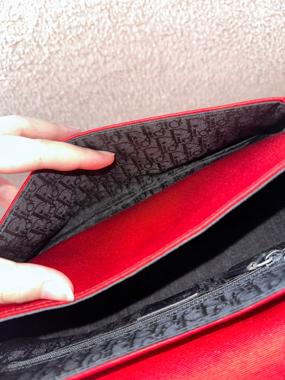 Dior John Galliano Hardcore Medium Hobo Shoulder Bag Crystal Logo