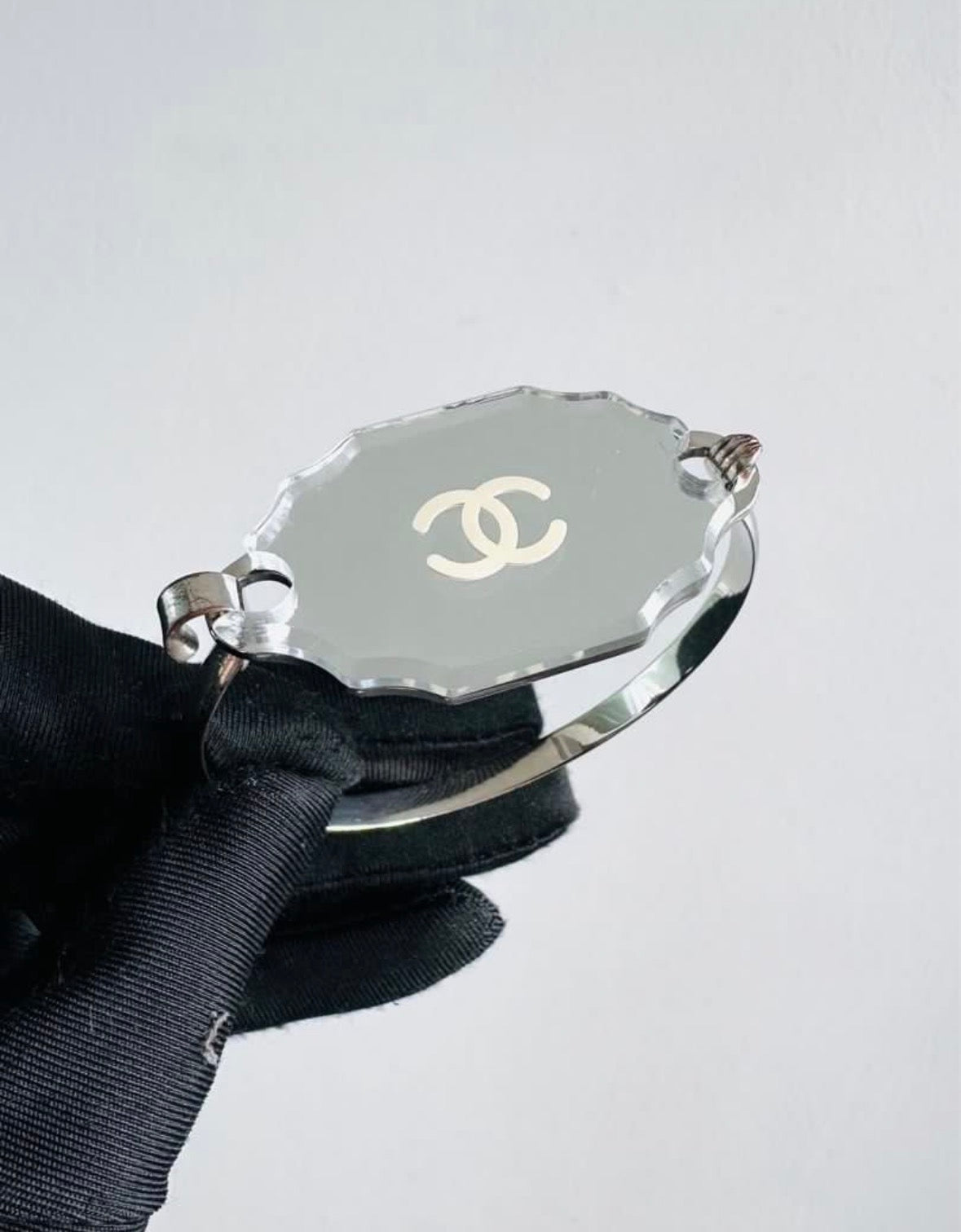 Ultra Rare Chanel 2003 Vanity Mirror Bangle Bracelet