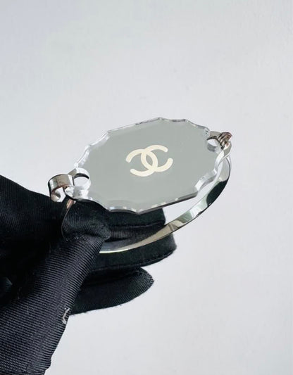 Ultra Rare Chanel 2003 Vanity Mirror Bangle Bracelet