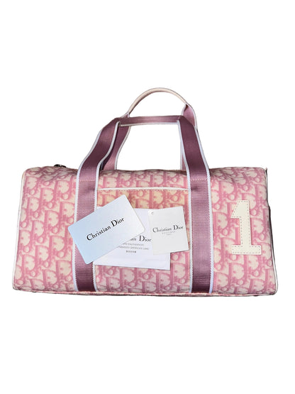 Dior John Galliano Girly Pink Trotter Boston Bag