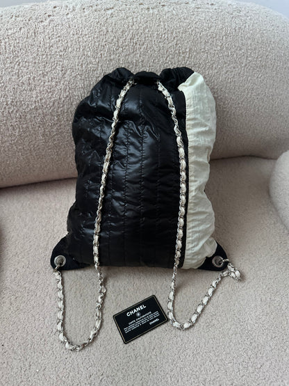 RARE Chanel 2019 By The Sea Drawstring Backpack with Chain Strap