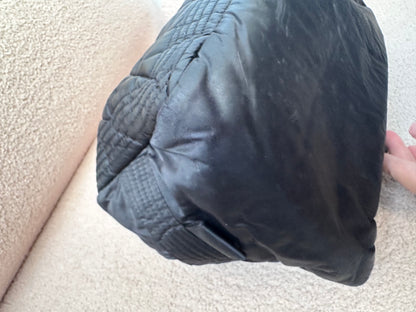Rare Chanel 2005-2006 Black Nylon Sport Line Travel Bag