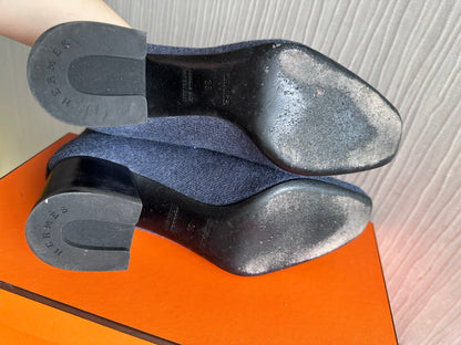 Hermes Knit Ankle Boots Volver Jenna 60