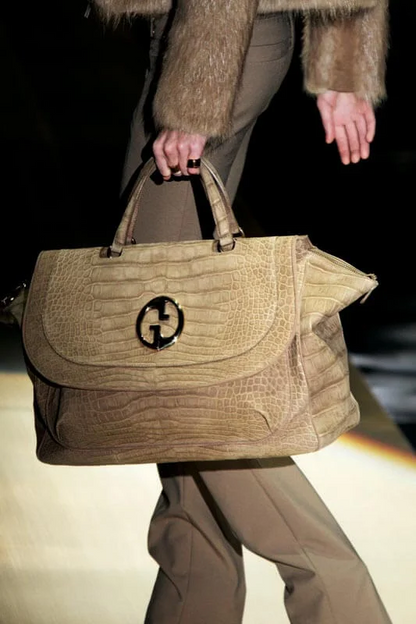 Gucci 1973 Python Exotic Top Handle Bag A/W2010