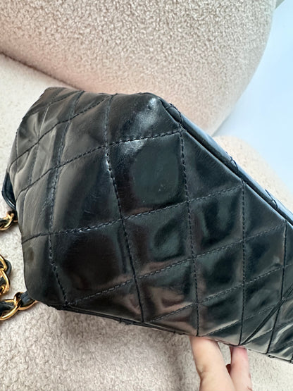 Chanel Timeless Classic Quilted Single Flap Bag Black
