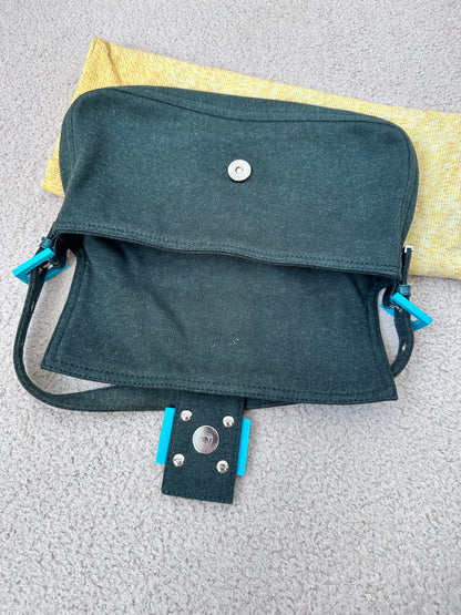 Fendi Tiffany Blue Buckle Baguette