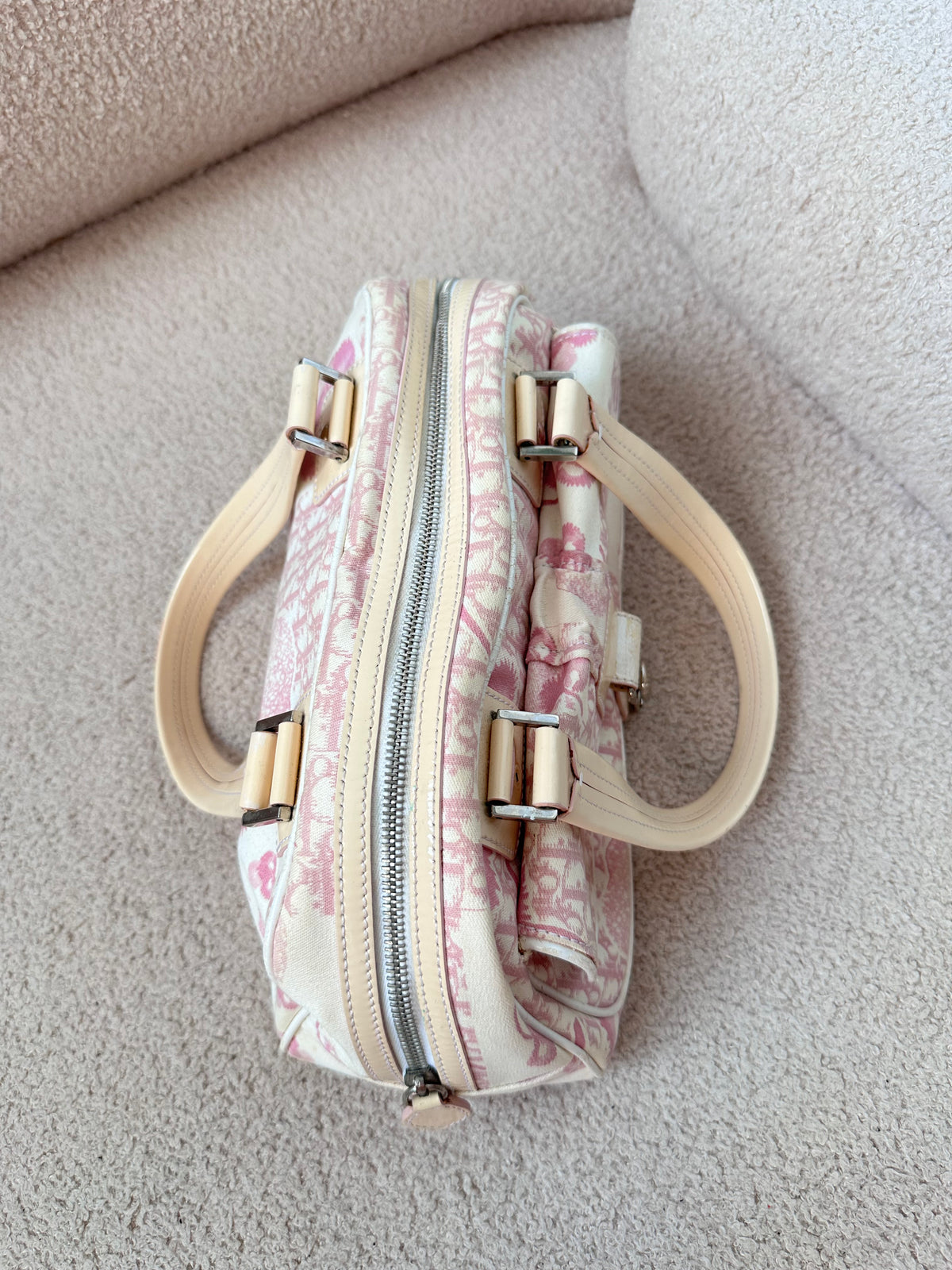 Dior Cherry Blossom Pink Trotter Shoulder Bag