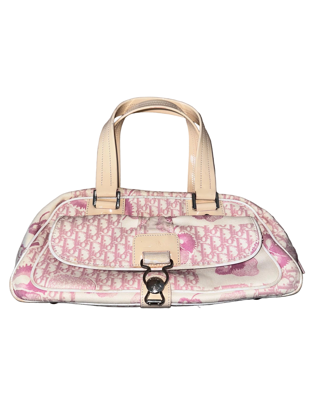 Dior Cherry Blossom Pink Trotter Shoulder Bag