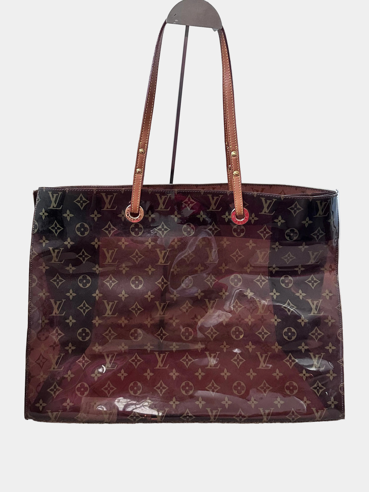 Rare Louis Vuitton PVC Monogram Large Beach Tote Bag