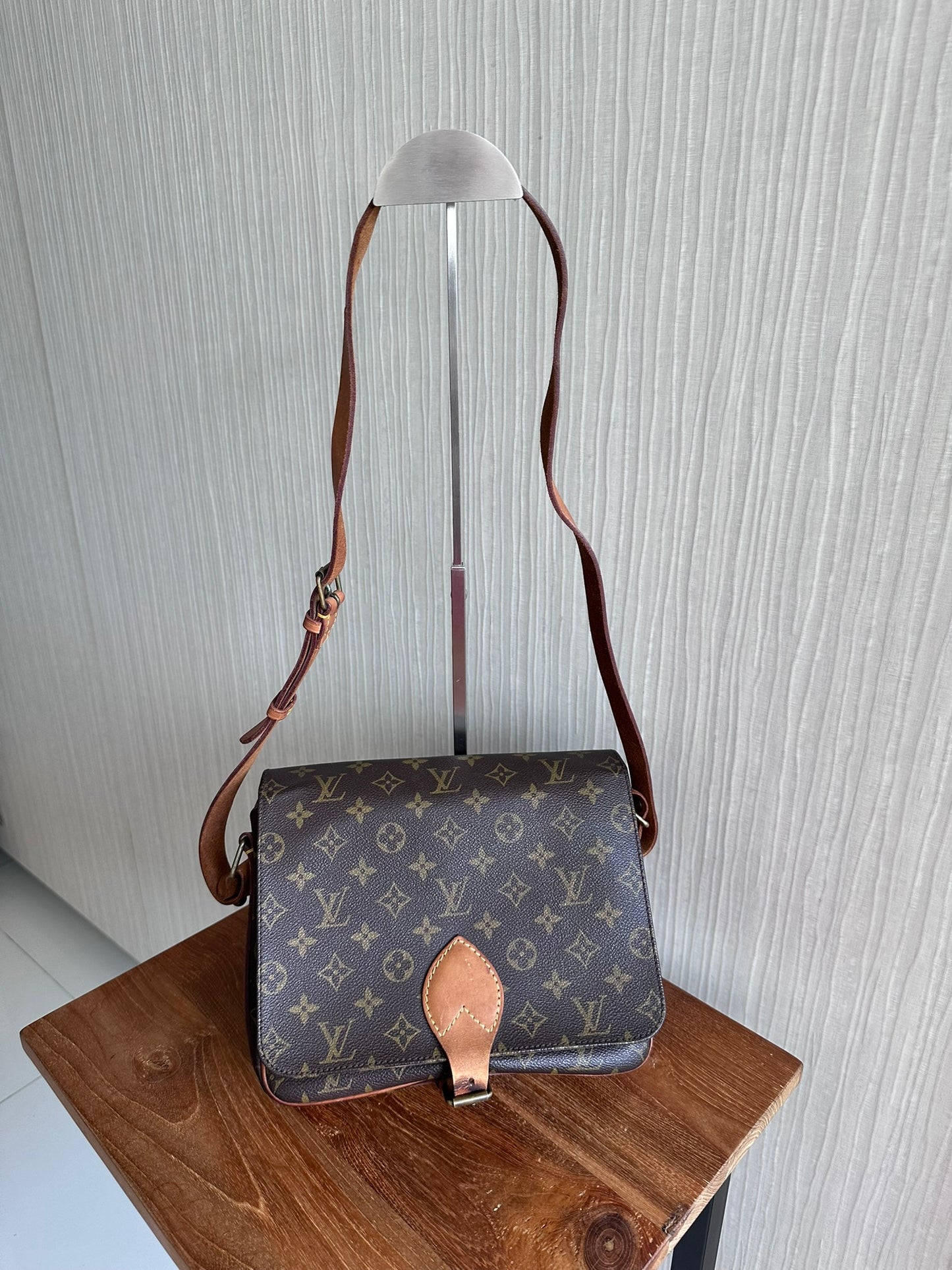 Louis Vuitton  Cartouchiere GM Messenger Crossbody Bag Brown Monogram