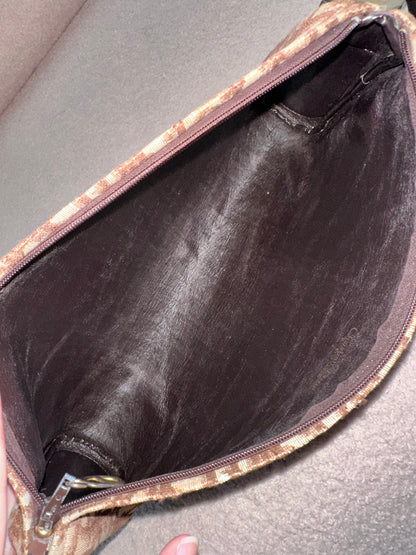 Dior Brown Oblique Trotter Boston Shoulder Bag