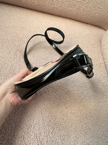Burberry Nova Check Mini Heart Crossbody Bag