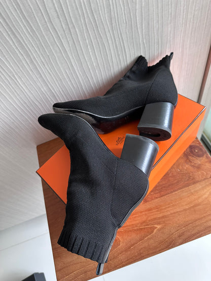 Hermes Knit Ankle Boots Volver Jenna 60