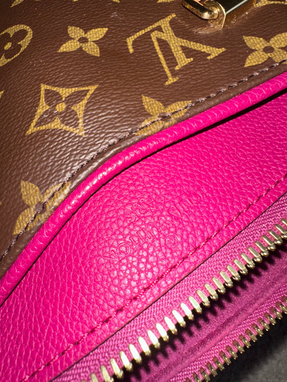 Louis Vuitton Monogram Pallas MM Tote Bag - Rose Fuchsia