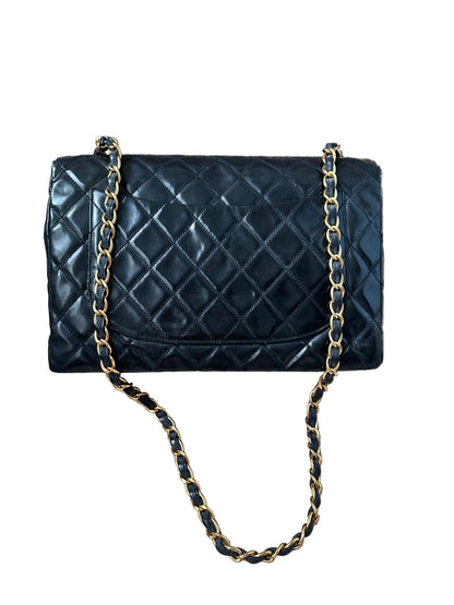 Chanel Timeless Classic Quilted Single Flap Bag Black