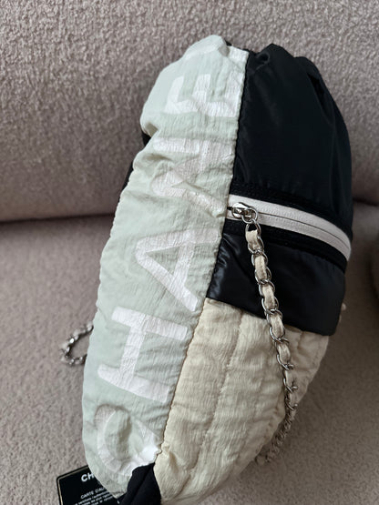 RARE Chanel 2019 By The Sea Drawstring Backpack with Chain Strap