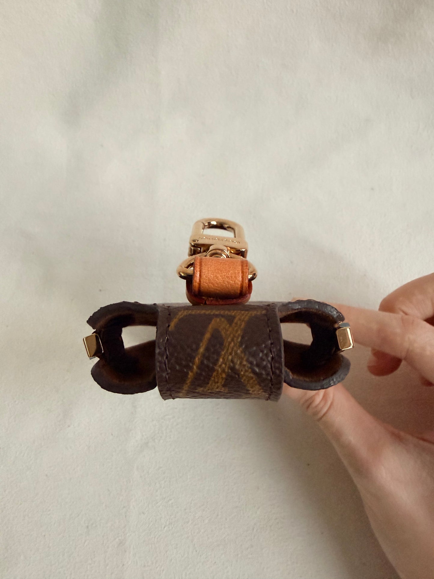 Louis Vuitton Monogram Phone Earpods Holder / Bag Charm / Key Chain
