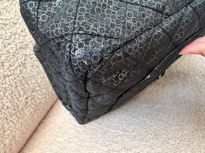 Chanel Sequins Maxi Classic Flap Bag