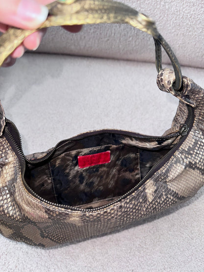 VALENTINO GARAVANI Python Serpent Hobo sculptural Serpent Handle