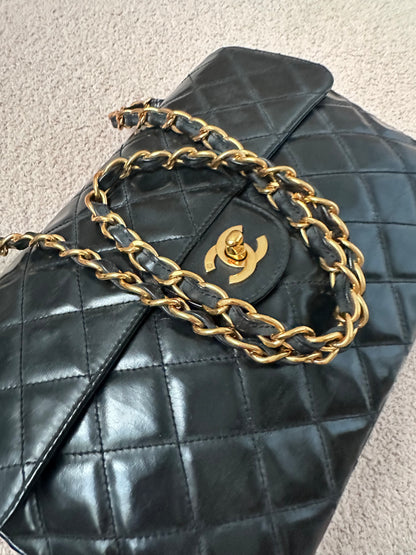 Chanel Timeless Classic Quilted Single Flap Bag Black