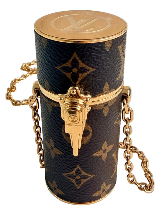 Louis Vuitton Lipstick Minaudiere Case Chain Bag