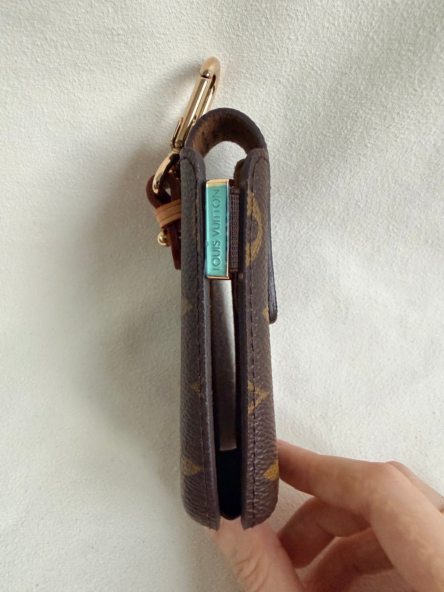 Louis Vuitton Monogram Phone Earpods Holder / Bag Charm / Key Chain