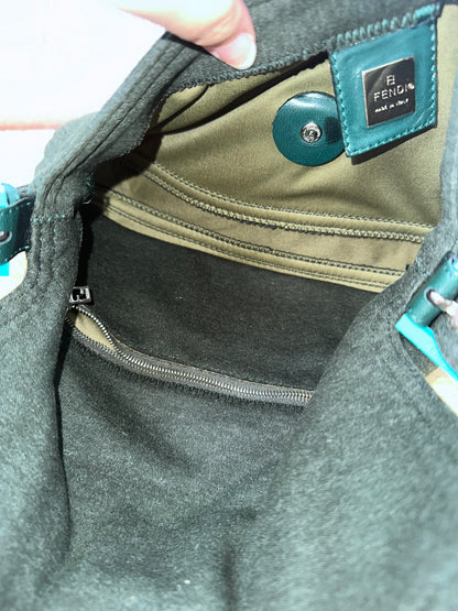 Fendi Tiffany Blue Buckle Baguette