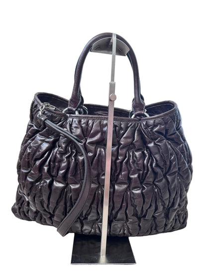 Miu Miu XL Large Matelasse Napa Leather Tote Bag
