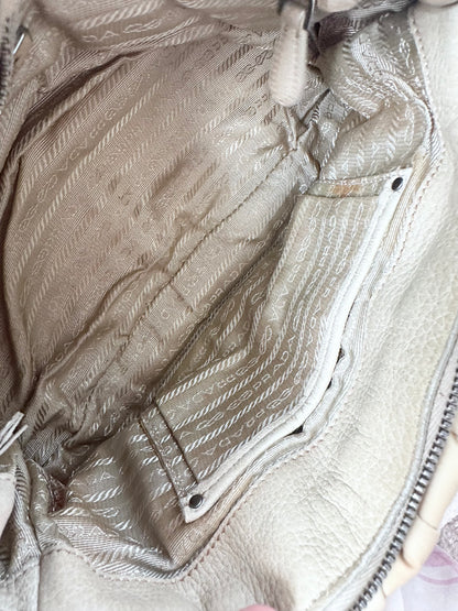 Prada Two Way Gather Nylon Tessuto Bag