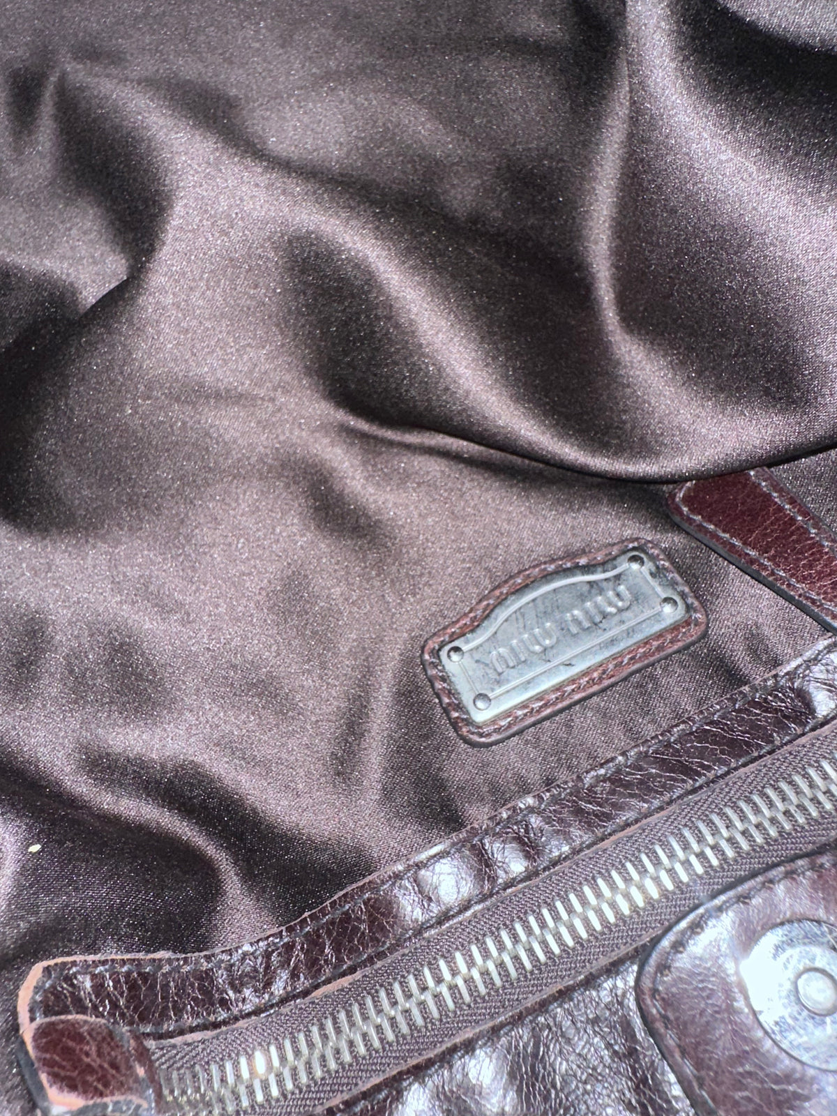 Miu Miu XL Large Matelasse Napa Leather Tote Bag