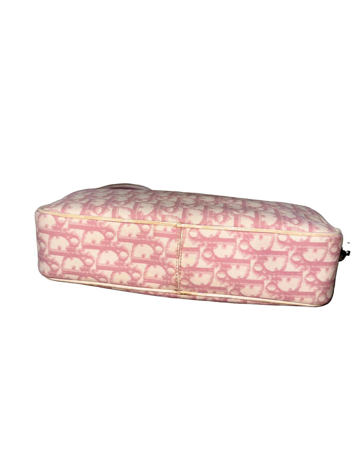 Dior 2003 Pink Trotter Oblique Diorissimo Crossbody Bag