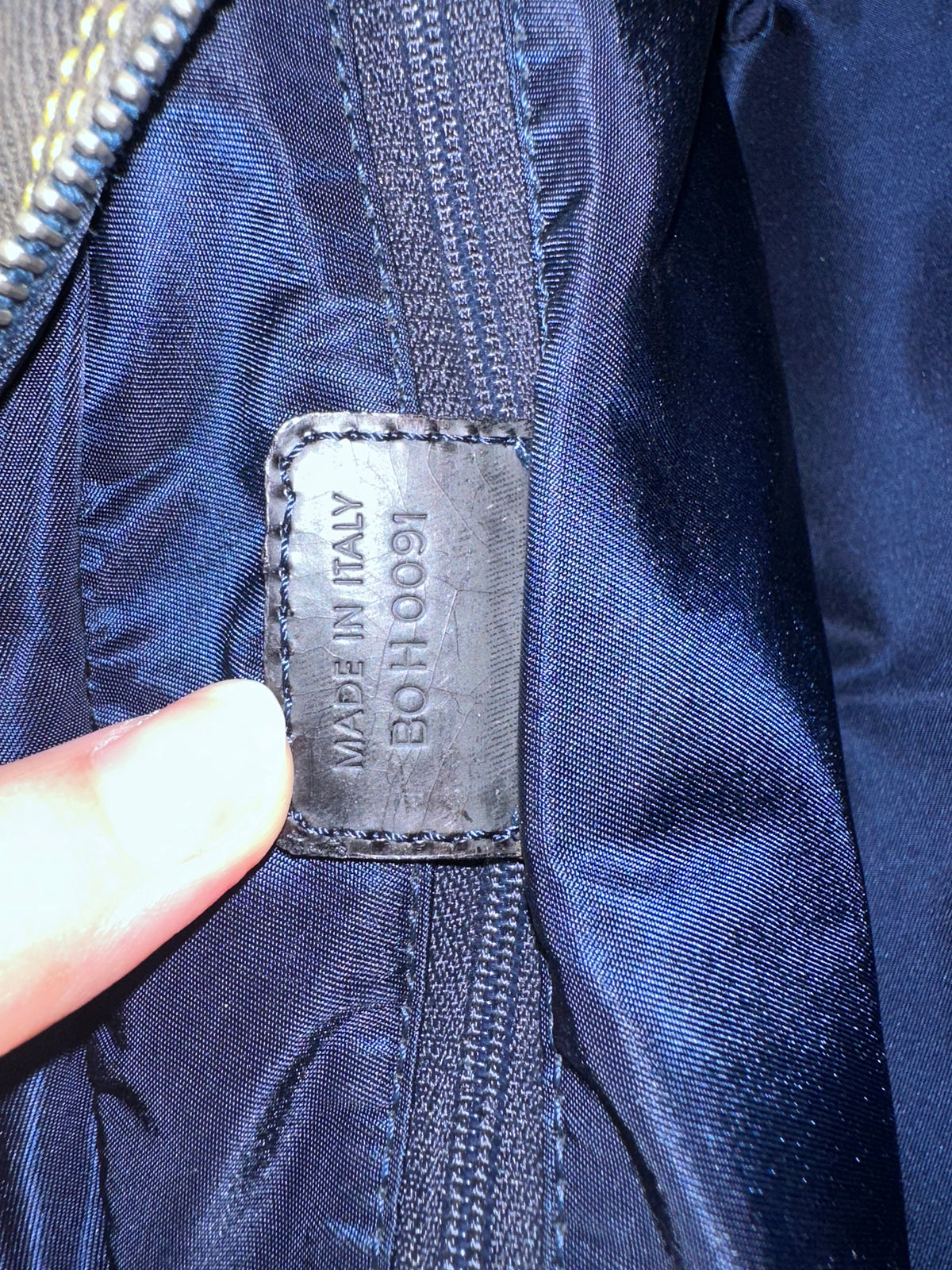 Dior John Galliano “Miss Diorella” Speedway Denim Bowler Bag