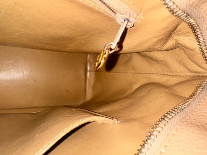 Chanel Caviar Medallion Shopping Tote Bag