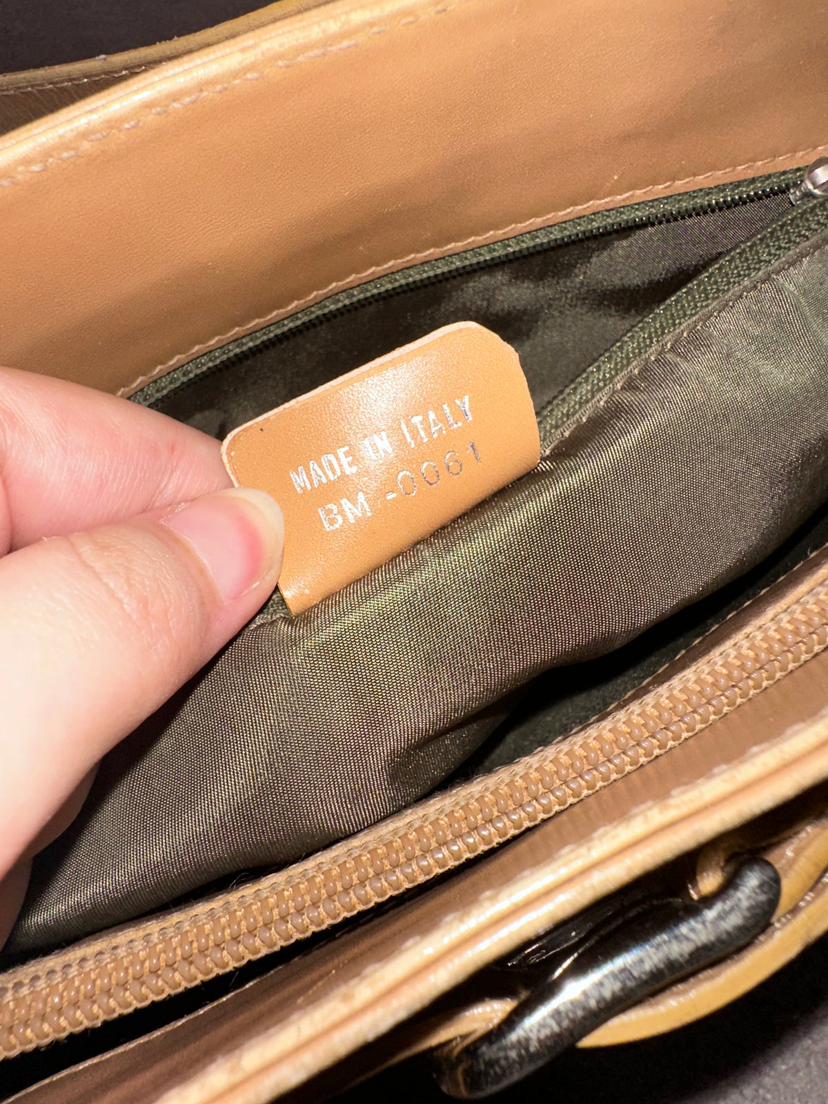 Christian Dior Green Oblique Trotter Jeans Pocket Shoulder Bag