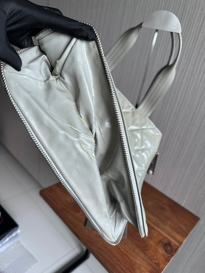 Chanel Paris-Shanghai CC Patent Expandable Tote Bag