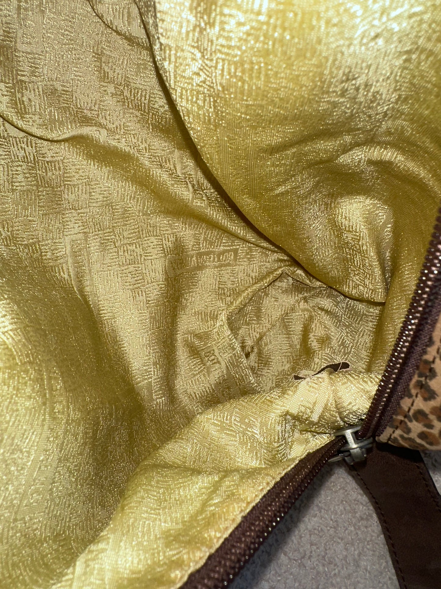 Bottega Vaneta Leopard Print Mini Hobo Top Handle Bag