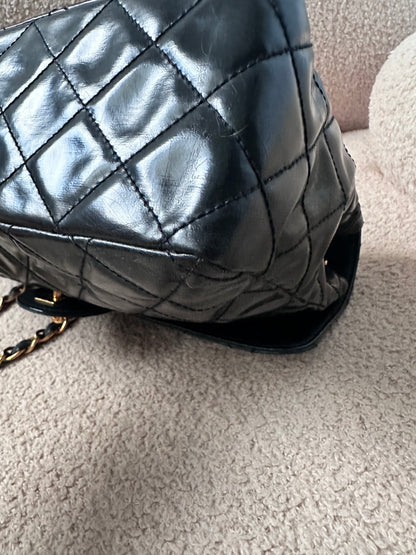Chanel Timeless Classic Quilted Single Flap Bag Black