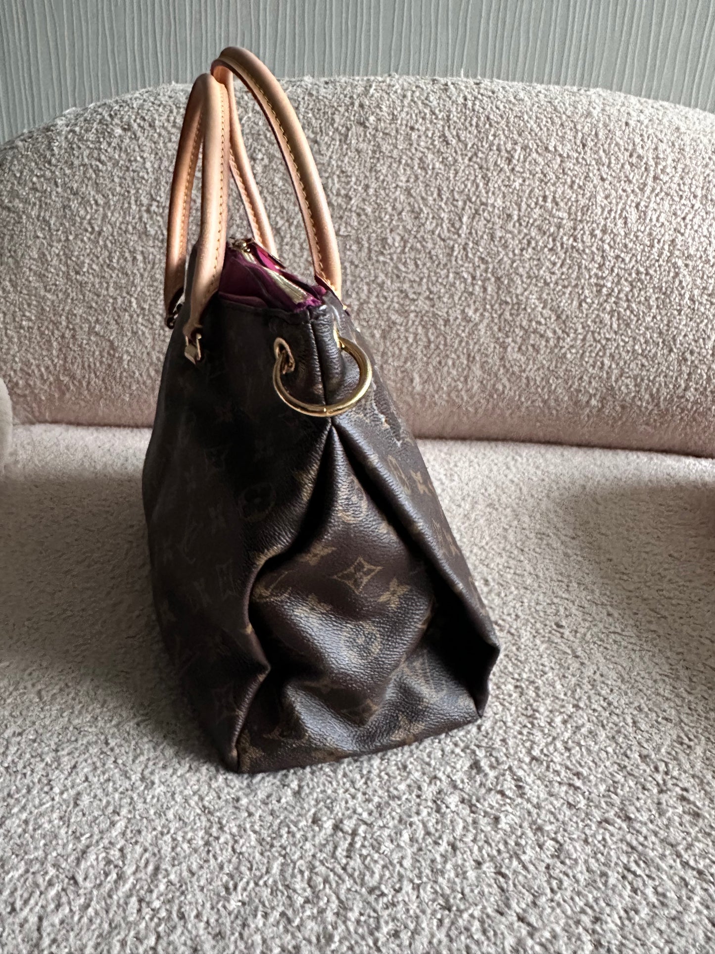 Louis Vuitton Monogram Pallas MM Tote Bag - Rose Fuchsia