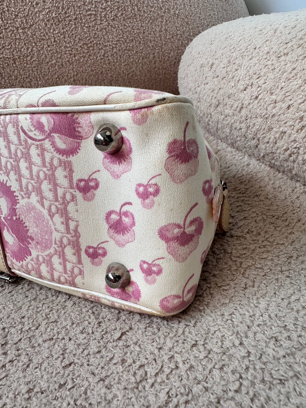 Dior Cherry Blossom Pink Trotter Shoulder Bag