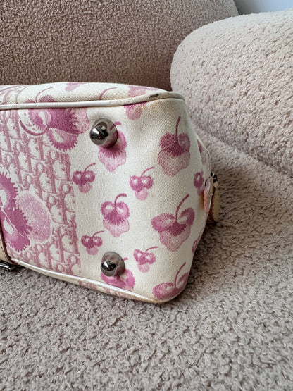 Dior Cherry Blossom Pink Trotter Shoulder Bag
