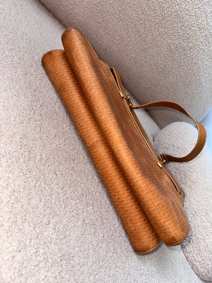 Christian Dior Orange Iridescent Trotter Jeans Pocket Shoulder Bag