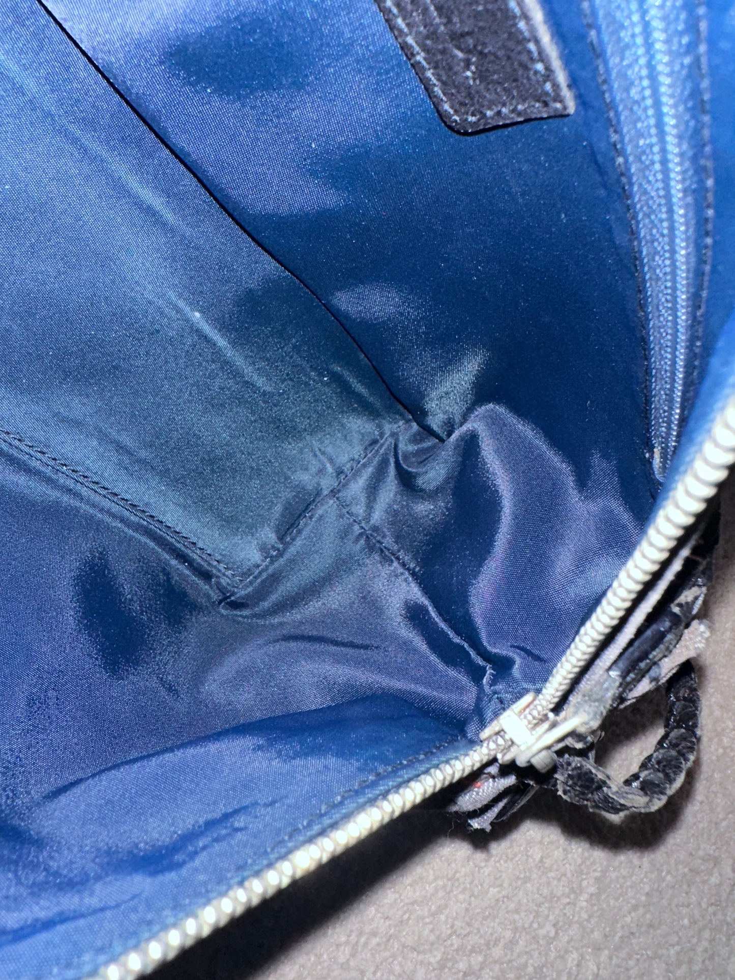Dior by John Galliano “Remove before flight” Oblique Shoulder Bag