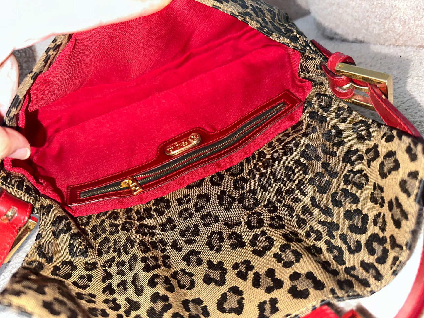 ULTRA RARE Fendi Leopard Cheetah Print Baguette