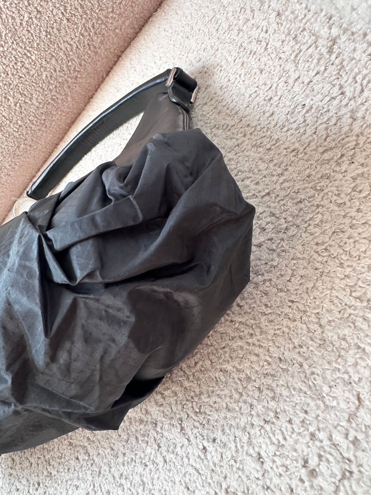 Dior Ballerina Black Corset Lace Medium Shoulder Bag